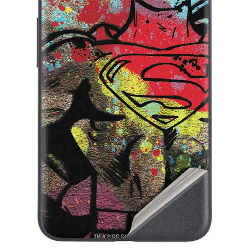 DC Comics Superman Color Splatter Google Pixel 5 Skin